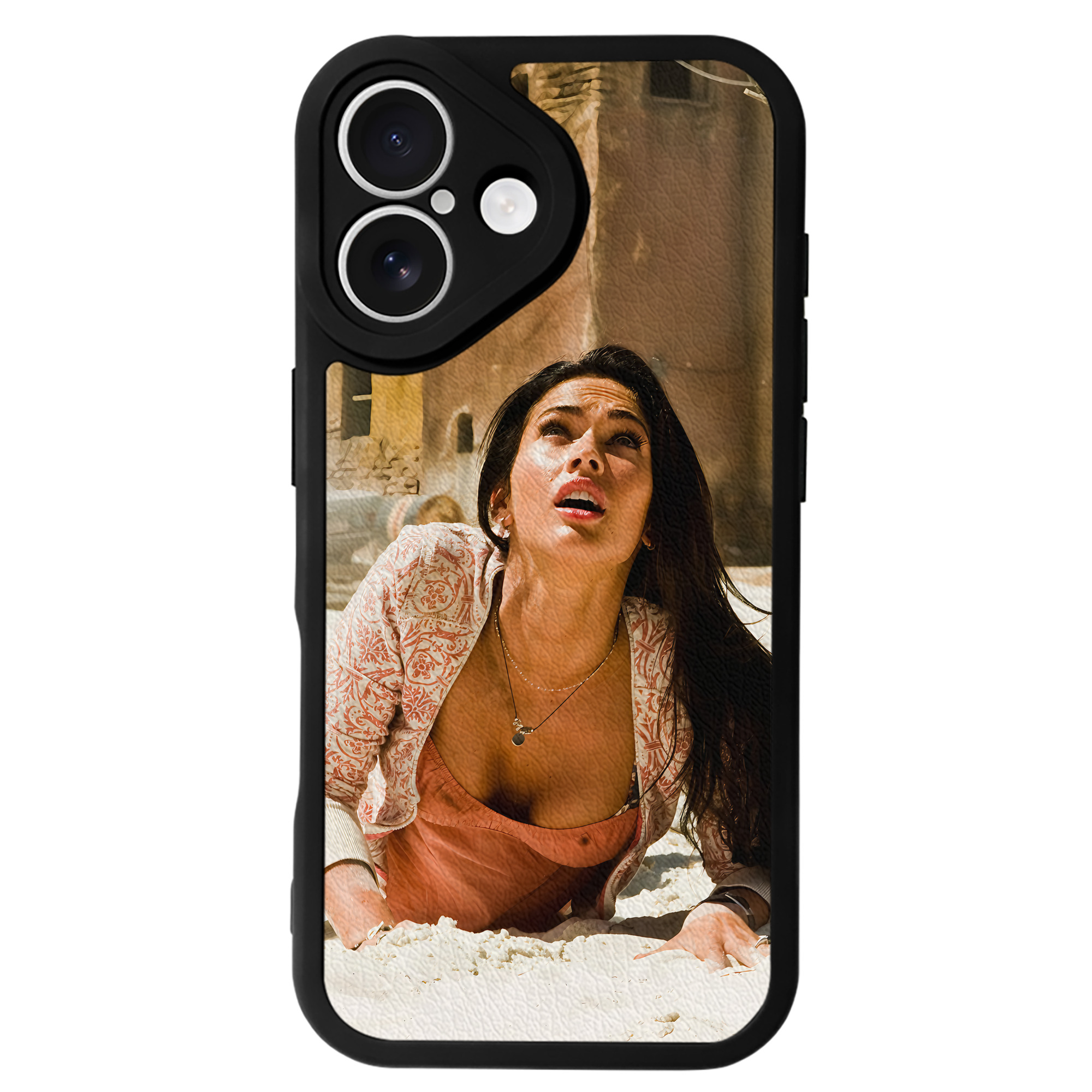 （画像用） Transformers トランスフォーマー 【iPhone 16シリーズ対応】シリコンスマホケース（レザー調） 材質：シリコン